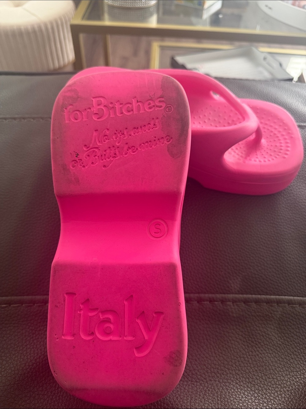 Fitflop Kids Hot Pink Slide Sandals